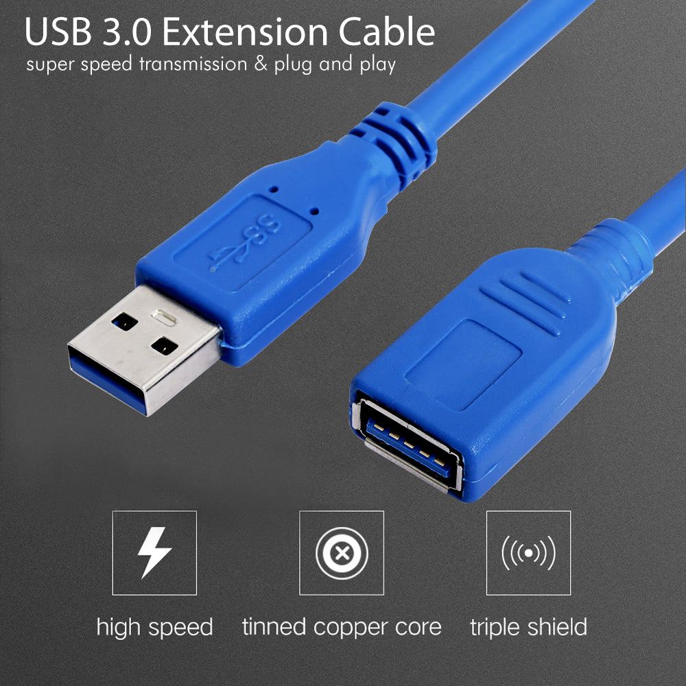 USB 3.0 Extension Cable Male-Female - Eastlakes Electronics